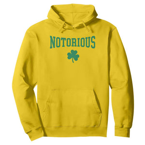 Irish Pride Boxing Fighting Notorious Hoodie Retro Shamrock Varsity Irish Lucky Clover Graphic TS10 Daisy Print Your Wear