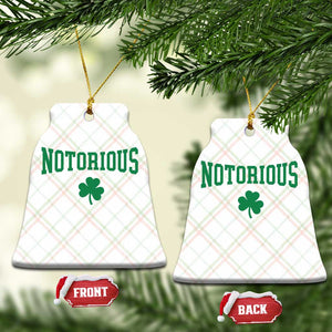 Irish Pride Boxing Fighting Notorious Ceramic Ornament Retro Shamrock Varsity Irish Lucky Clover Graphic TS10 Print Your Wear