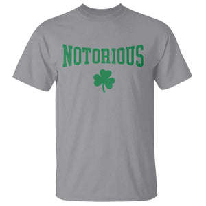 Irish Pride Boxing Fighting Notorious T Shirt Retro Shamrock Varsity Irish Lucky Clover Graphic TS10 Sport Gray Print Your Wear