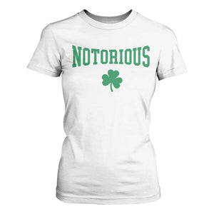 Irish Pride Boxing Fighting Notorious T Shirt For Women Retro Shamrock Varsity Irish Lucky Clover Graphic TS10 White Print Your Wear