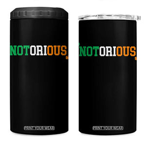 Irish Pride Boxing Fighting Notorious 4 in 1 Can Cooler Tumbler Irish Flag Lucky Shamrock Graphic TS10 One Size: 16 oz Black Print Your Wear