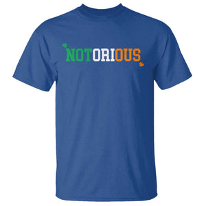 Irish Pride Boxing Fighting Notorious T Shirt Irish Flag Lucky Shamrock Graphic TS10 Royal Blue Print Your Wear