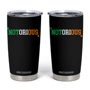 Irish Pride Boxing Fighting Notorious Tumbler Cup Irish Flag Lucky Shamrock Graphic TS10 Black Print Your Wear