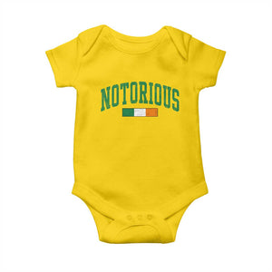Vintage Irish Flag Notorious Baby Onesie Boxing Fans TS10 Daisy Print Your Wear