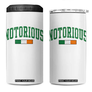 Vintage Irish Flag Notorious 4 in 1 Can Cooler Tumbler Boxing Fans TS10 One Size: 16 oz White Print Your Wear