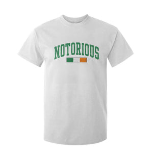 Vintage Irish Flag Notorious T Shirt For Kid Boxing Fans TS10 White Print Your Wear