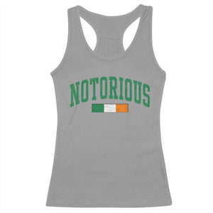 Vintage Irish Flag Notorious Racerback Tank Top Boxing Fans TS10 Sport Gray Print Your Wear