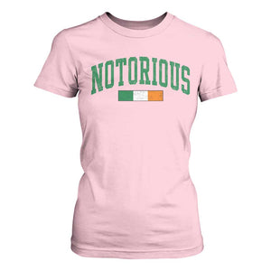 Vintage Irish Flag Notorious T Shirt For Women Boxing Fans TS10 Light Pink Print Your Wear