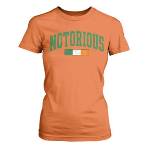 Vintage Irish Flag Notorious T Shirt For Women Boxing Fans TS10 Orange Print Your Wear