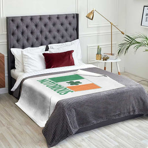 Irish Pride Boxing Fighting Notorious Throw Blanket Vintage Ireland Flag Irish Retro Throwback TS10 Print Your Wear
