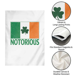 Irish Pride Boxing Fighting Notorious Garden Flag Vintage Ireland Flag Irish Retro Throwback TS10 Print Your Wear