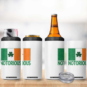 Irish Pride Boxing Fighting Notorious 4 in 1 Can Cooler Tumbler Vintage Ireland Flag Irish Retro Throwback TS10 Print Your Wear