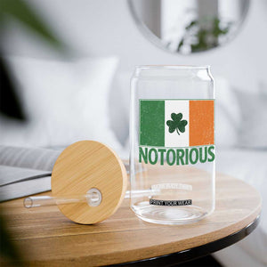 Irish Pride Boxing Fighting Notorious Glass Can Vintage Ireland Flag Irish Retro Throwback TS10 Print Your Wear