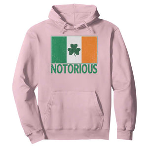 Irish Pride Boxing Fighting Notorious Hoodie Vintage Ireland Flag Irish Retro Throwback TS10 Light Pink Print Your Wear