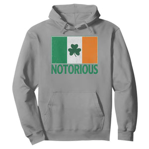 Irish Pride Boxing Fighting Notorious Hoodie Vintage Ireland Flag Irish Retro Throwback TS10 Sport Gray Print Your Wear