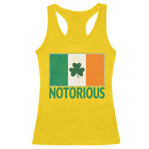 Irish Pride Boxing Fighting Notorious Racerback Tank Top Vintage Ireland Flag Irish Retro Throwback TS10 Daisy Print Your Wear