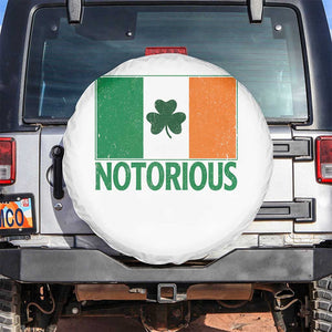 Irish Pride Boxing Fighting Notorious Spare Tire Cover Vintage Ireland Flag Irish Retro Throwback TS10 No hole White Print Your Wear