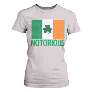 Irish Pride Boxing Fighting Notorious T Shirt For Women Vintage Ireland Flag Irish Retro Throwback TS10 Ice Gray Print Your Wear