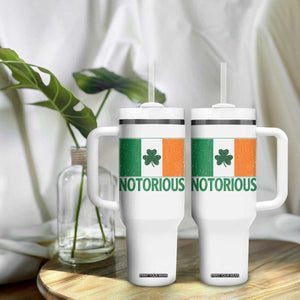 Irish Pride Boxing Fighting Notorious Tumbler With Handle Vintage Ireland Flag Irish Retro Throwback TS10 Print Your Wear