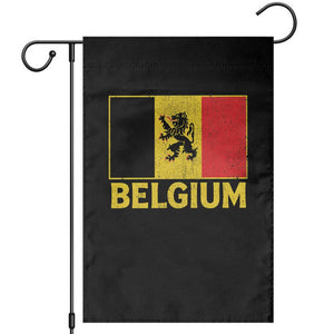 Vintage Belgium Soccer Flag with Lion Graphic Garden Flag Belgian Football Pride Gift for Fans TS10 Black Print Your Wear