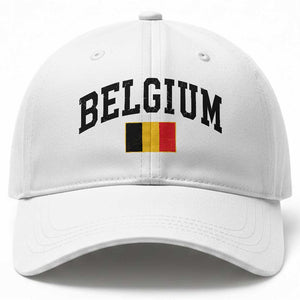 Vintage Belgium Baseball Cap Belgian Soccer Football Pride Gift for Fans TS10 Print Your Wear