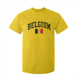 Vintage Belgium T Shirt For Kid Belgian Soccer Football Pride Gift for Fans TS10 Daisy Print Your Wear