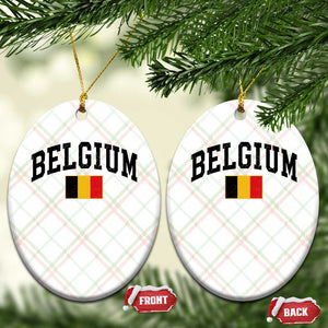 Vintage Belgium Ceramic Ornament Belgian Soccer Football Pride Gift for Fans TS10 Print Your Wear