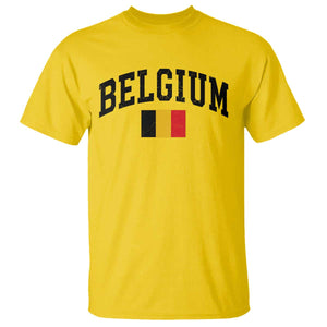 Vintage Belgium T Shirt Belgian Soccer Football Pride Gift for Fans TS10 Daisy Print Your Wear