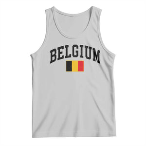 Vintage Belgium Tank Top Belgian Soccer Football Pride Gift for Fans TS10 Ash Print Your Wear