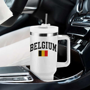 Vintage Belgium Tumbler With Handle Belgian Soccer Football Pride Gift for Fans TS10 Print Your Wear