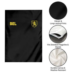 Vintage Belgium Garden Flag Belgian Football Pride Belgium Lion Crest Soccer Graphic TS10 Print Your Wear