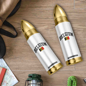 Vintage Belgium Bullet Tumbler Lion Royal Flag Graphic Belgian Soccer Football Pride Gift for Fans TS10 Print Your Wear