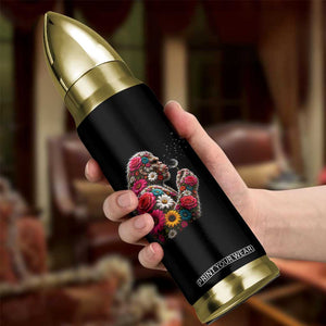 Floral Bigfoot Blowing Wishes Dandelion Bullet Tumbler Vintage Sasquatch Art Botanical Wildlife Graphic TS10 Print Your Wear