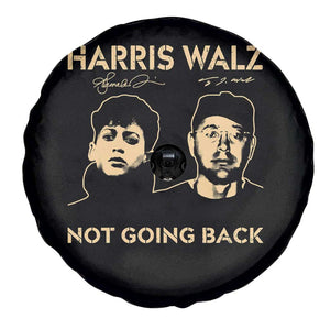 Harris Walz Spare Tire Cover Retro We Are Not Going Back TS10 Print Your Wear