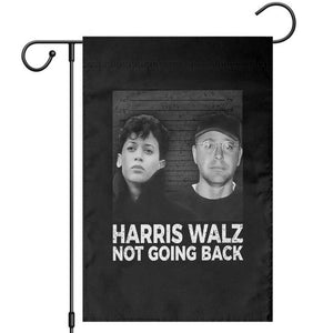 Harris Walz Garden Flag Vintage We Are Not Going Back TS10 Black Print Your Wear