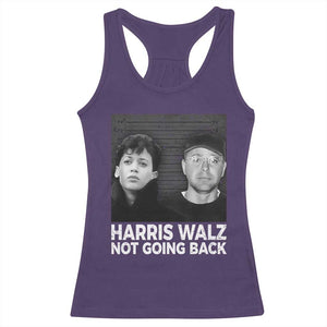 Harris Walz Racerback Tank Top Vintage We Are Not Going Back TS10 Purple Print Your Wear