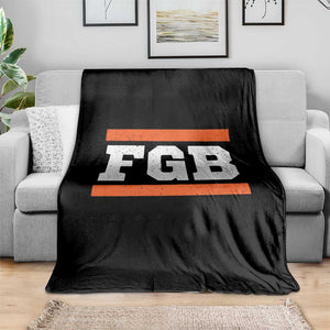 BF Game Day Throw Blanket FGB Football Fans TS10 Print Your Wear