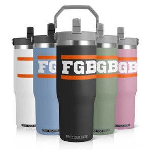 BF Game Day Flip Straw Tumbler FGB Football Fans TS10 Print Your Wear