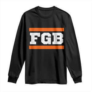BF Game Day Long Sleeve Shirt FGB Football Fans TS10 Black Print Your Wear