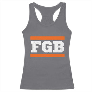 BF Game Day Racerback Tank Top FGB Football Fans TS10 Charcoal Print Your Wear