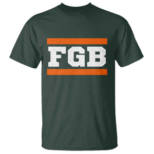 BF Game Day T Shirt FGB Football Fans TS10 Dark Forest Green Print Your Wear