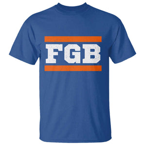 BF Game Day T Shirt FGB Football Fans TS10 Royal Blue Print Your Wear