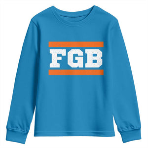 BF Game Day Youth Sweatshirt FGB Football Fans TS10 Sapphire Print Your Wear