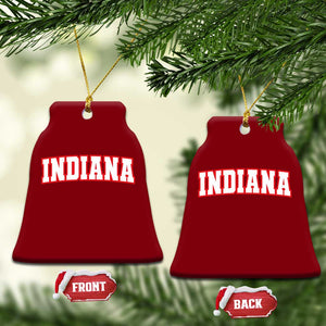 Indiana Fan Ceramic Ornament Vintage Athletic Sports Game Day TS10 Print Your Wear