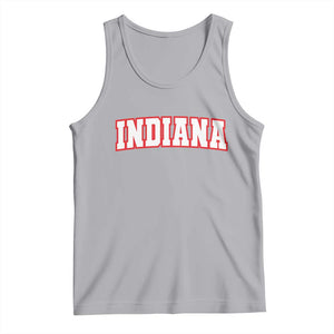 Indiana Fan Tank Top Vintage Athletic Sports Game Day TS10 Athletic Heather Print Your Wear