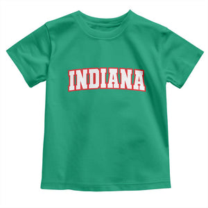 Indiana Fan Toddler T Shirt Vintage Athletic Sports Game Day TS10 Irish Green Print Your Wear