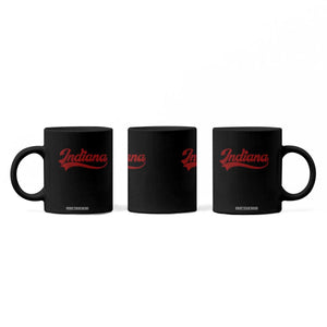 Retro Indiana Coffee Mug Vintage City Athletic Sports Game Day TS10 Print Your Wear