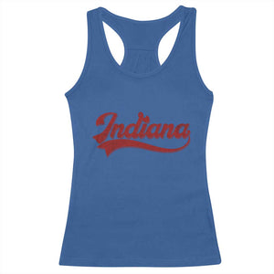 Retro Indiana Racerback Tank Top Vintage City Athletic Sports Game Day TS10 Royal Blue Print Your Wear