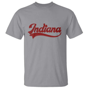 Retro Indiana T Shirt Vintage City Athletic Sports Game Day TS10 Sport Gray Print Your Wear