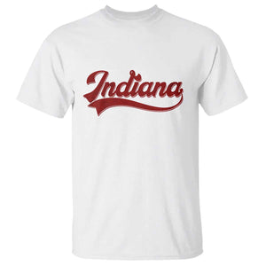 Retro Indiana T Shirt Vintage City Athletic Sports Game Day TS10 White Print Your Wear